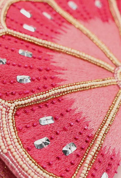 Pink Lemon Embellished Bag