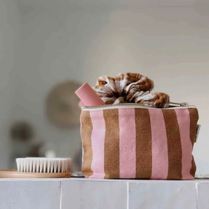 Rose in April Caramel Pouch