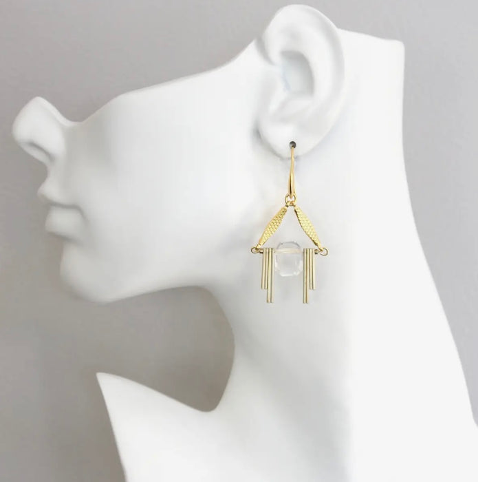 Art Deco Fringe Earrings
