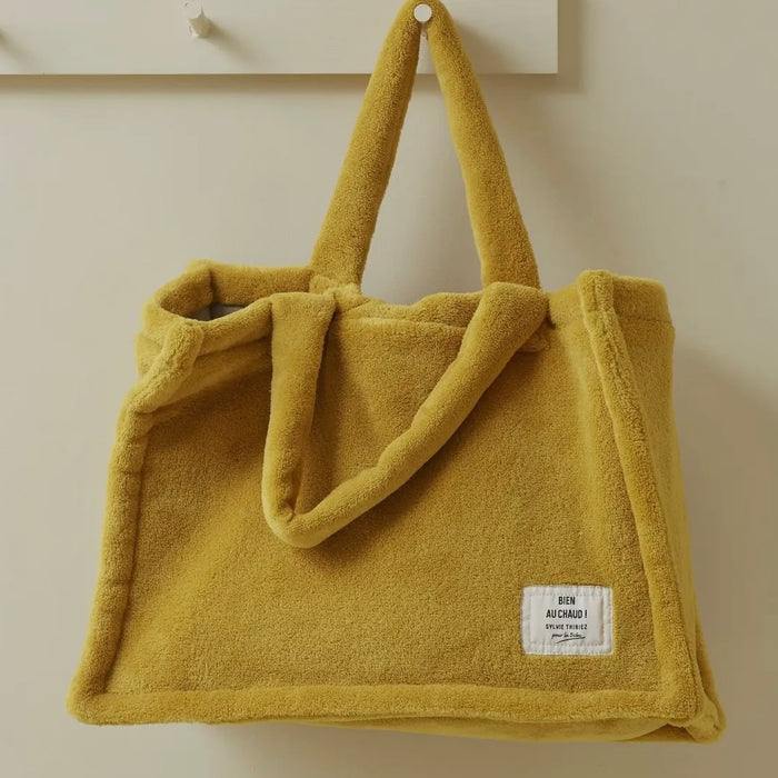 Fleece Honey Tote Bag