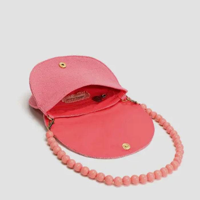 Pink Lemon Embellished Bag