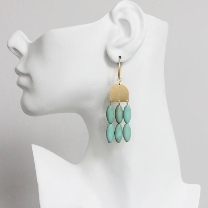 Turquoise Drop Earrings