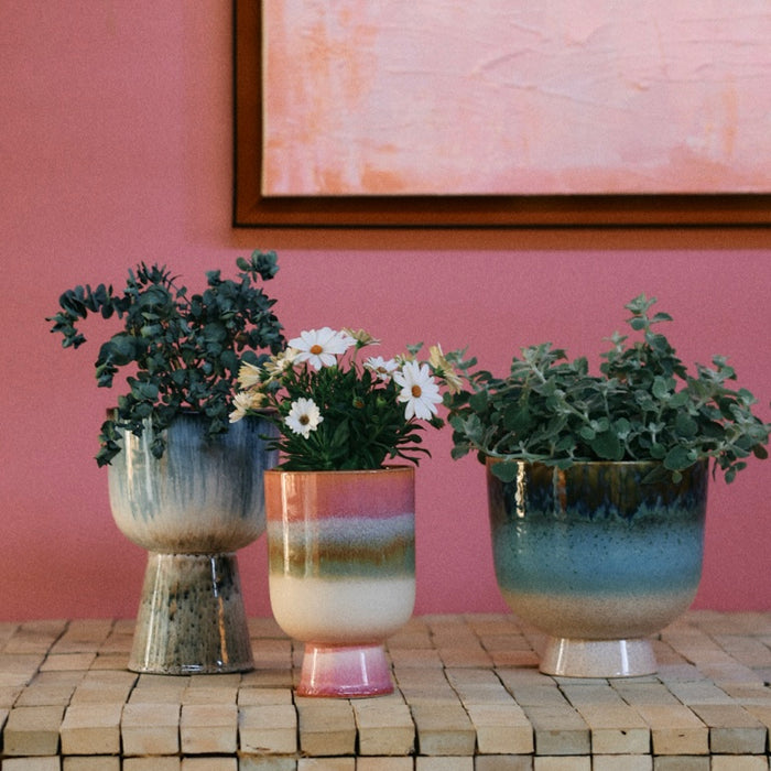 HKLIVING Reactive Glaze Pot