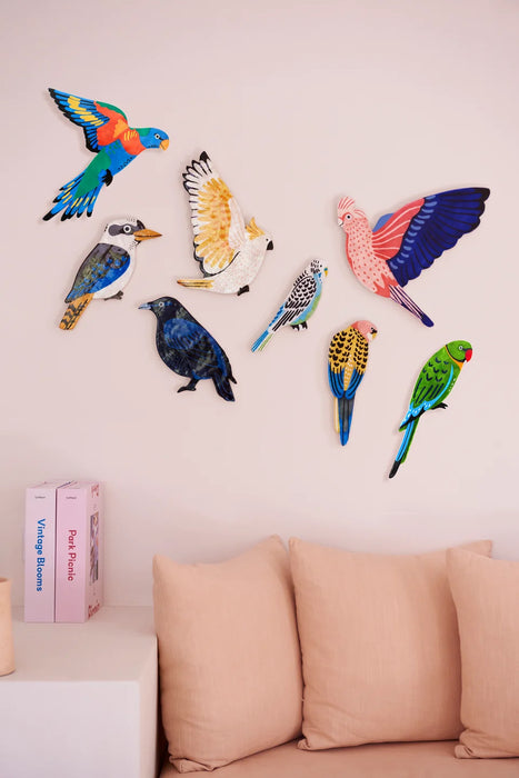 Aerial Cockatoo Shell Wall Tile