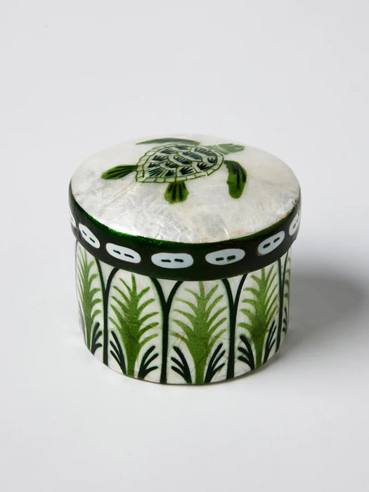 Atlantic Turtle Round Box