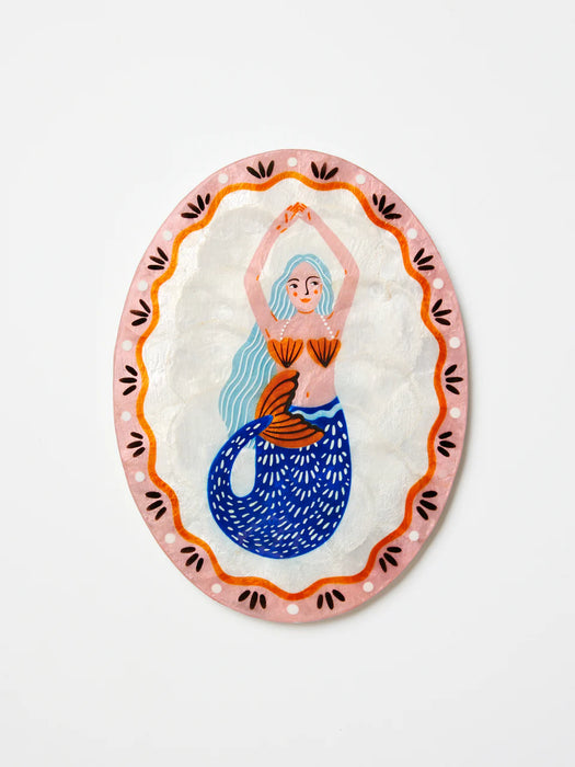 Mermaid Pearl Fan Shell Wall Tile