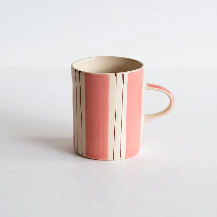 Musango Demi Mug Twin Stripe Pink