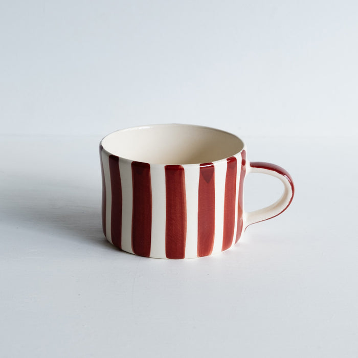 Musango Large Mug Paprika Stripe