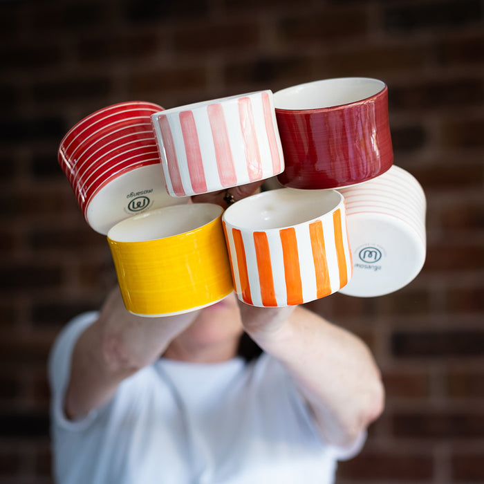 Musango Large Mug Latte Stripe