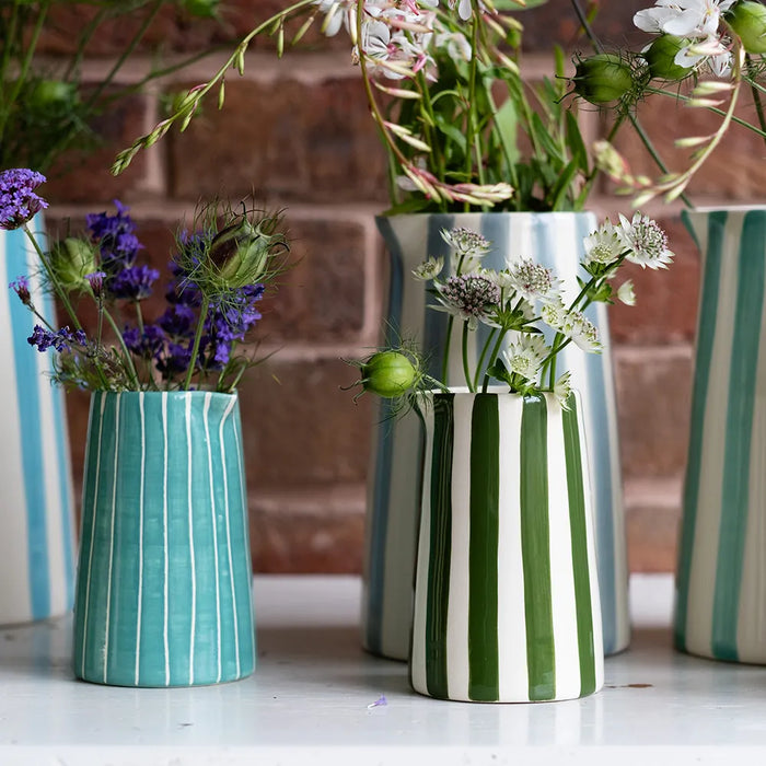 Musango Creamer Jug Moss Stripe