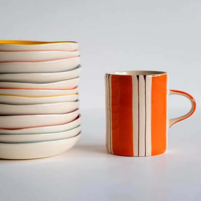 Musango Demi Mug Twin Stripe Orange