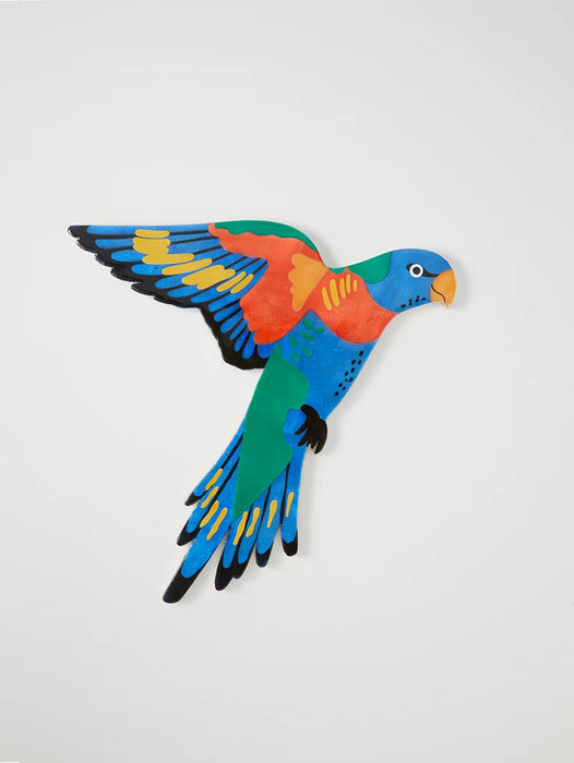 Aerial Lorikeet Shell Wall Tile