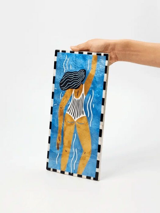 PREORDER Beach Days Shell Tile Swim
