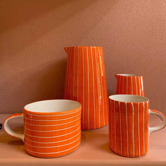Musango Creamer Jug or Vase Orange