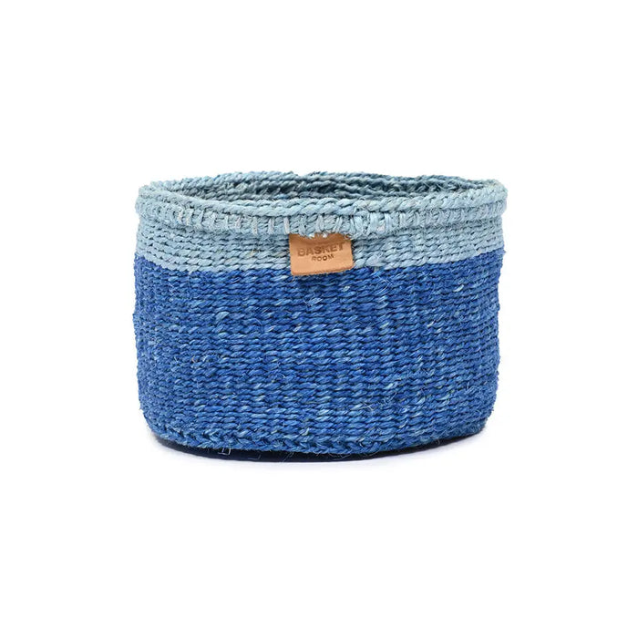 Colour Block Basket Blue
