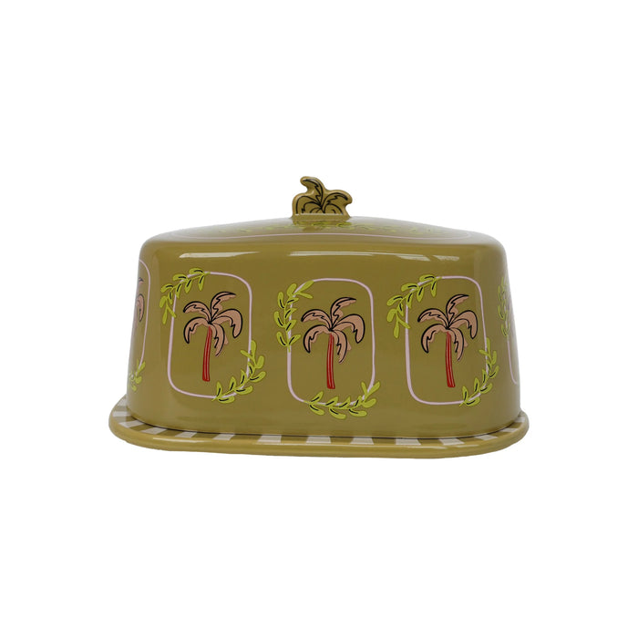 Palm Tree Butter Dish