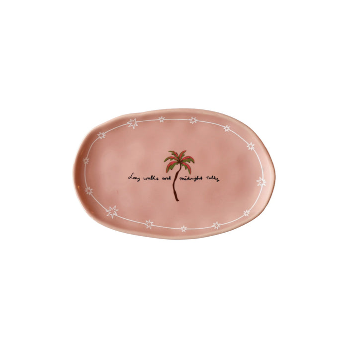 Palm Small Plate 'Day Walks and Midnight Talks'