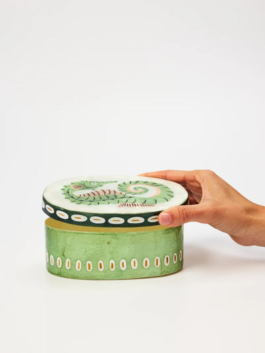 Preorder Mariner Seahorse Shell Box
