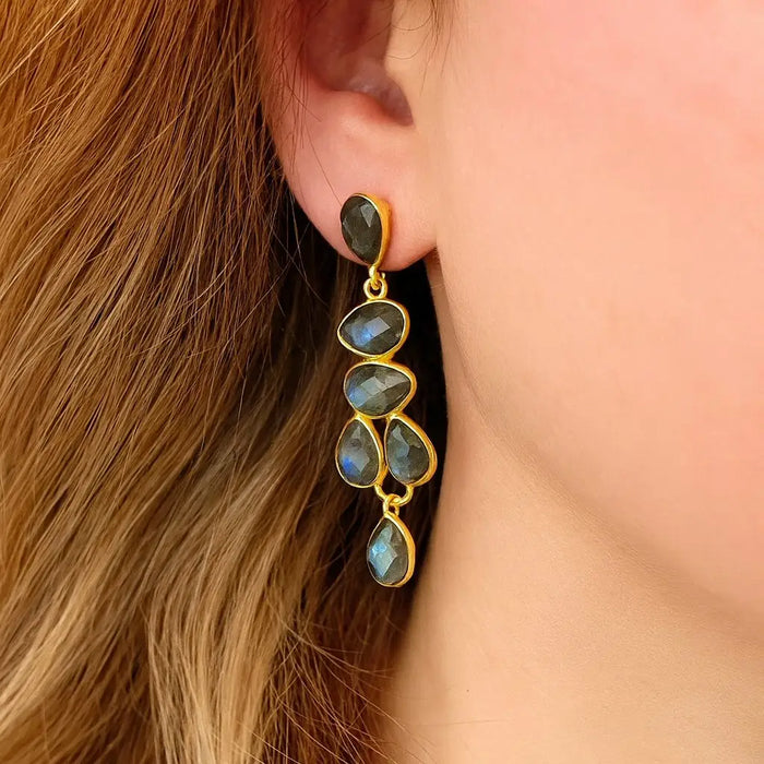 Labradorite Earrings