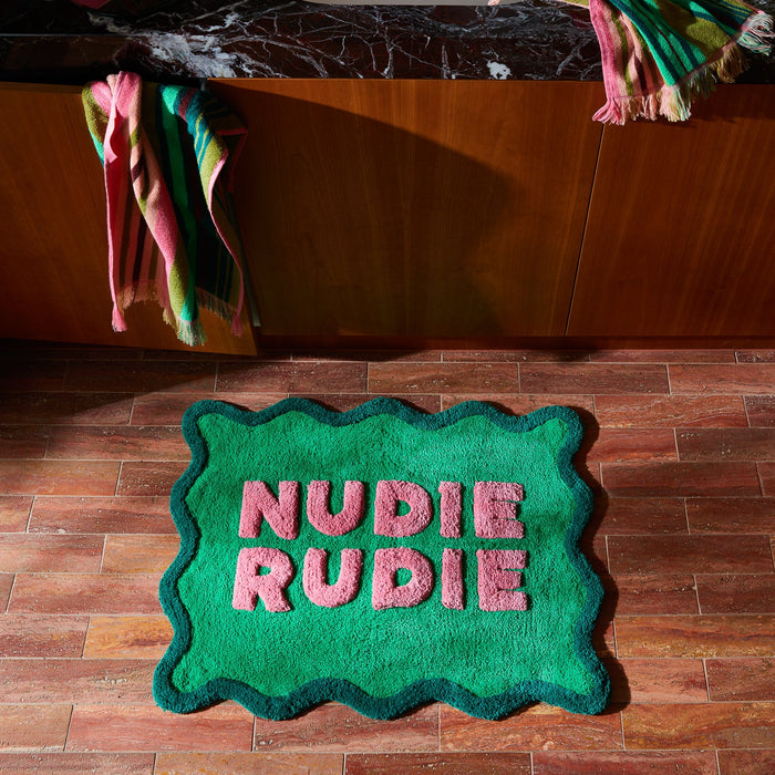 Amalie Nudie Rudie Bath Mat Green