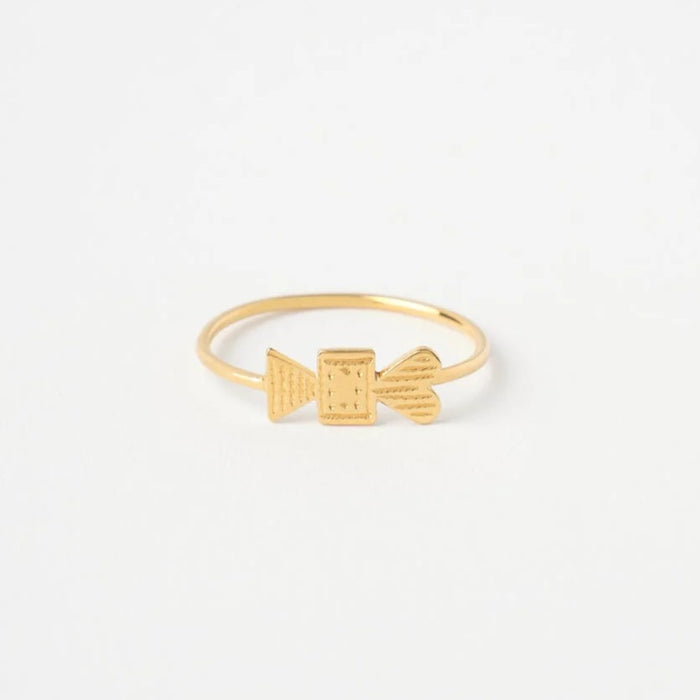 Gold Plated Totem Ring