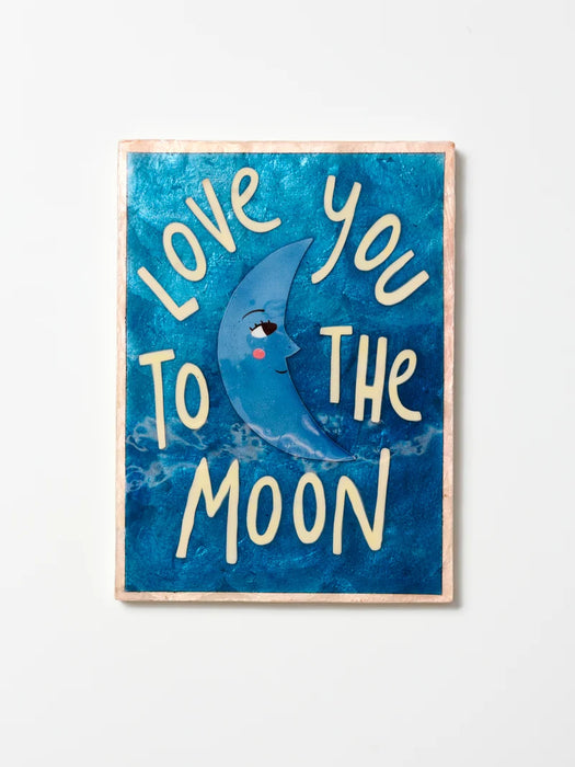 PREORDER Fun House Love Moon Shell Tile