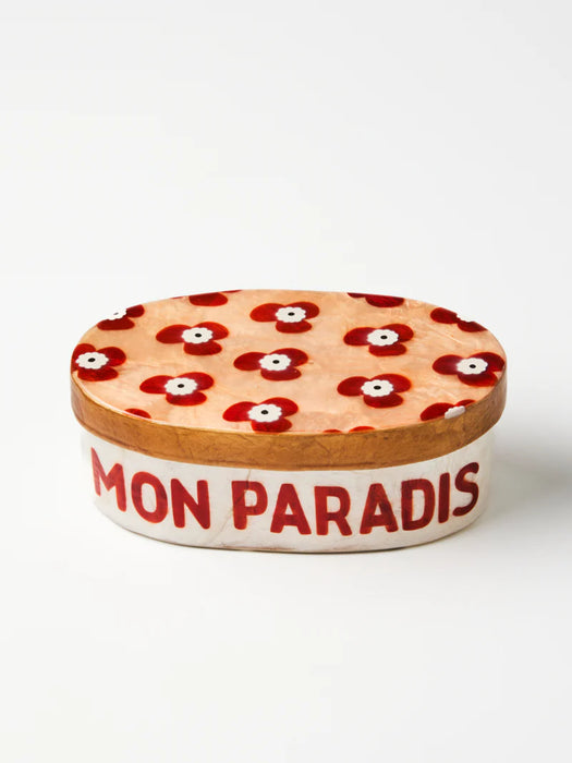 Mon Paradis Floral Shell Box