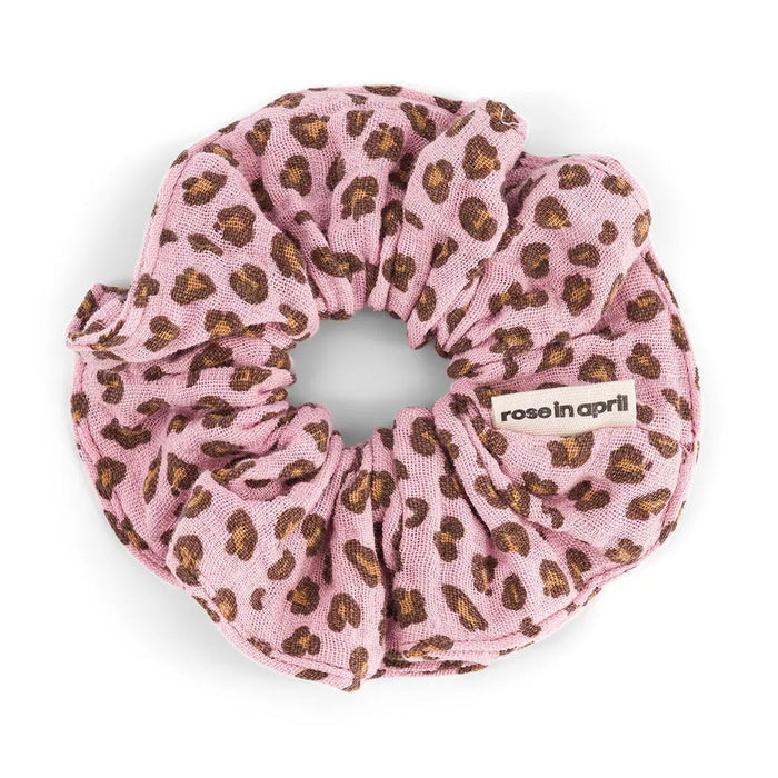 Rose in April Hair Scrunchie