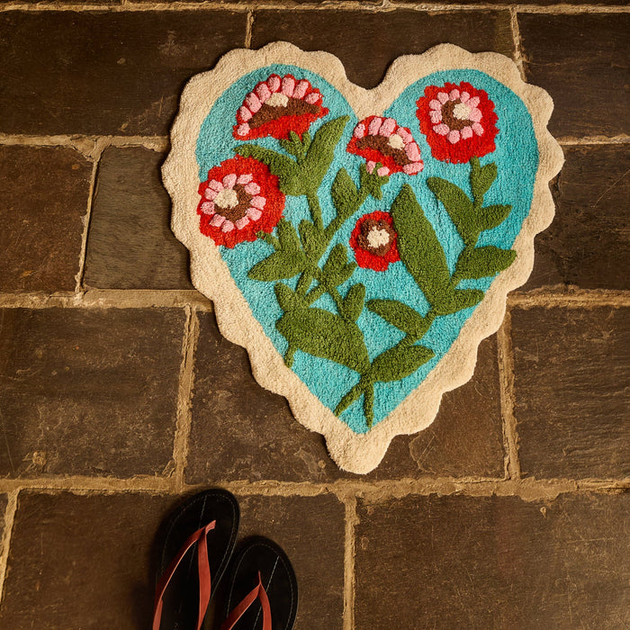PREORDER Loretta Heart Bath Mat
