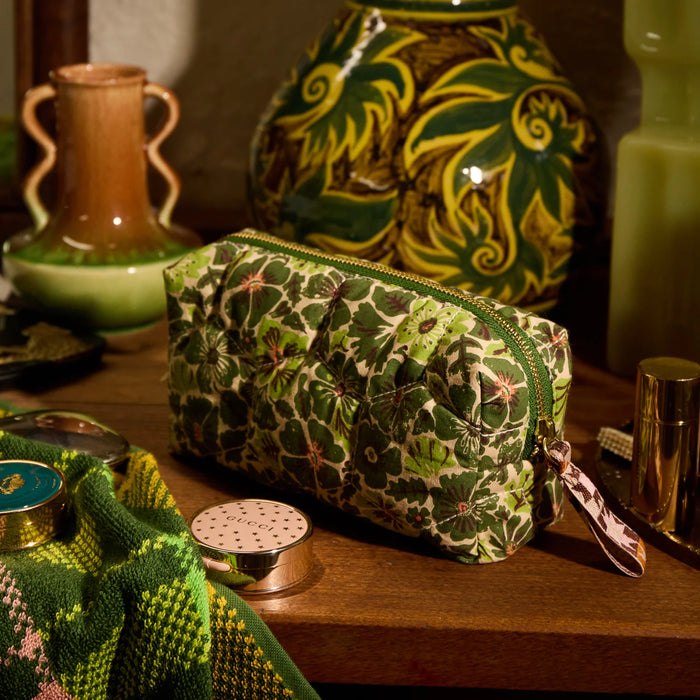 Magnolia Green Travel Pouch