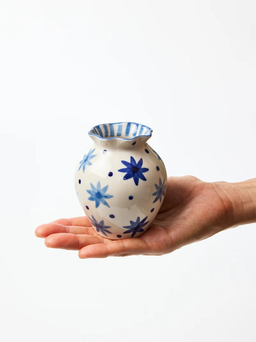 Paloma Star Vase Blue