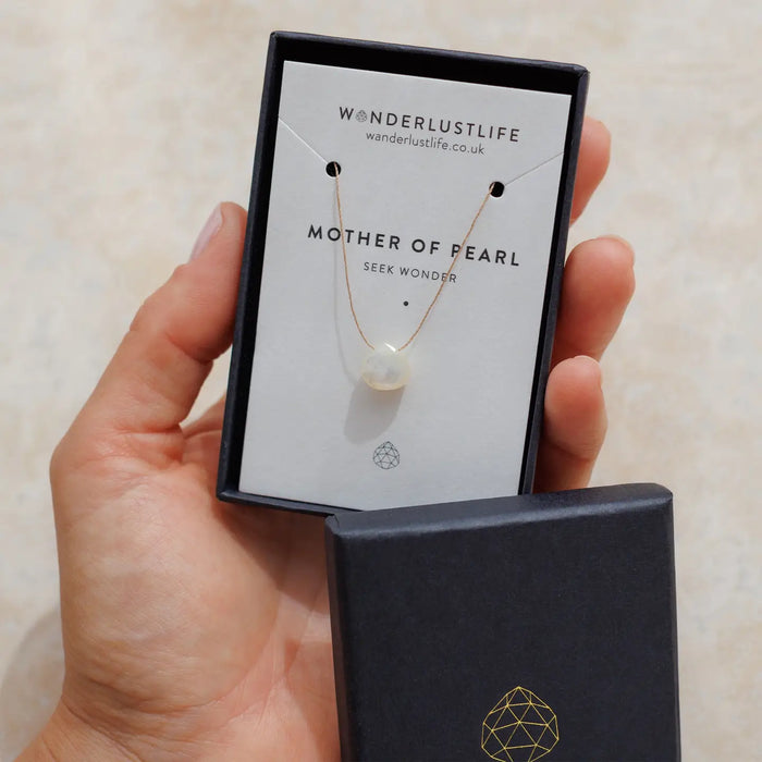 Mother of Pearl Cord Necklace