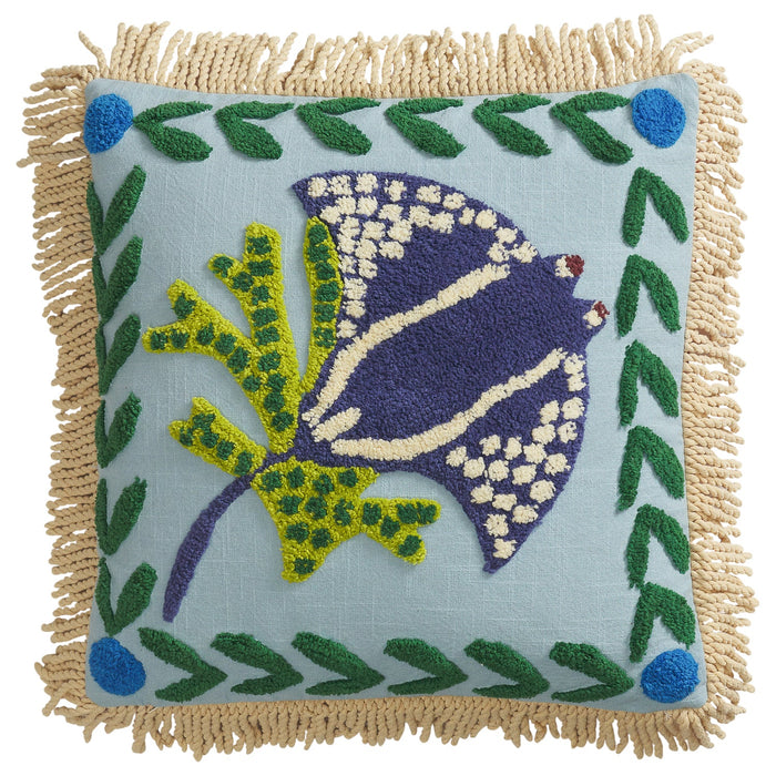 Leone Double Sided Embroidered Cushion