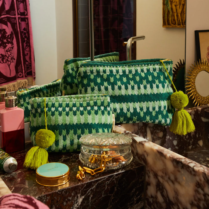 Arlette Terry Beauty Bag Jade
