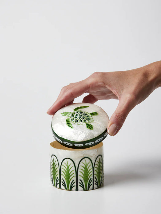 Atlantic Turtle Round Box