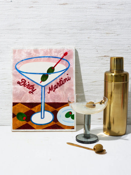 Happy Hour Martini Shell Wall Tile