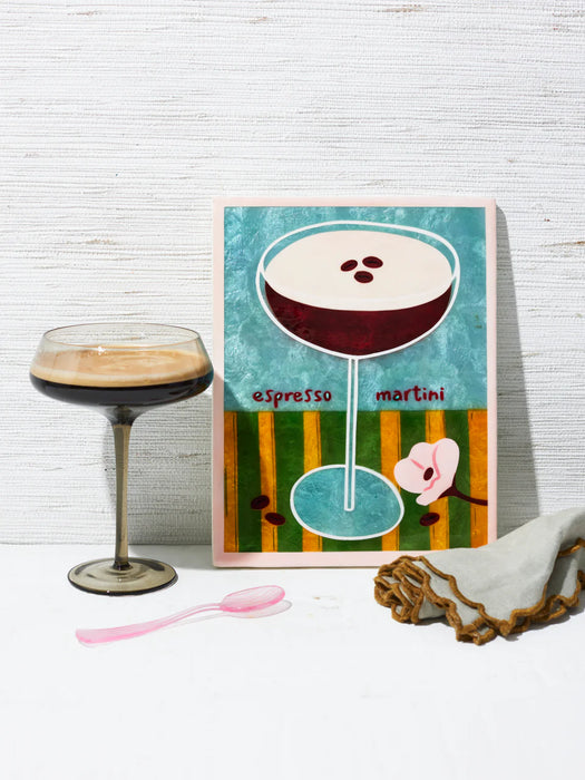 Happy Hour Espresso Martini Shell Wall Tile