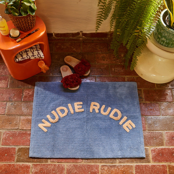 Tula Nudie Rudie Bathmat Cornflower