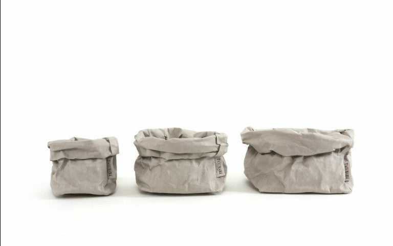 UASHMAMA Large Paper Bag Grey